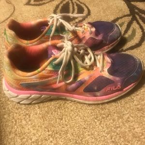 Women’s multi colored sneakers size 11